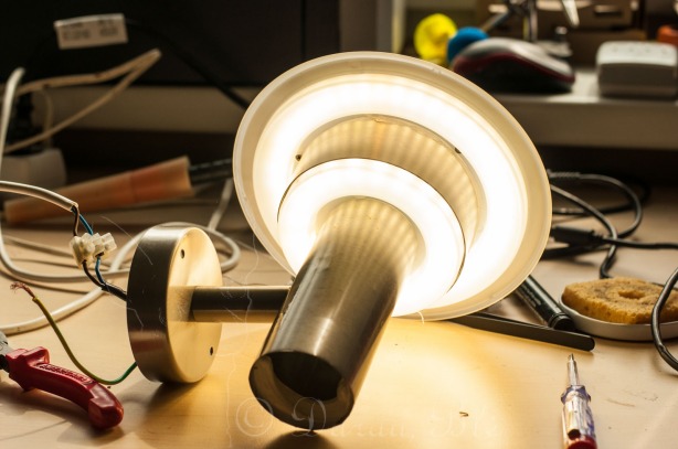 Suremontuotas ir šviečiantis lauko LED šviestuvas | Darau, blė
